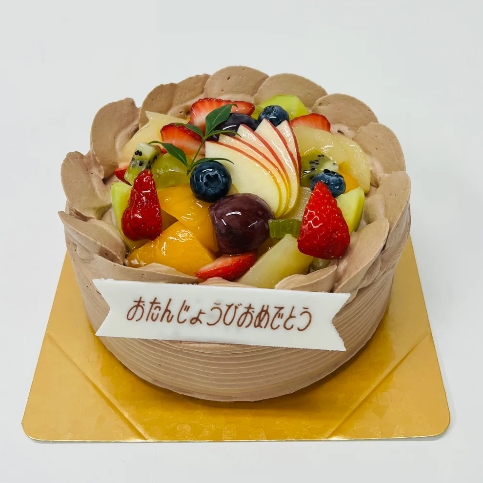 生チョコクリームケーキの画像